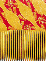 Japanese Lacquer, close up of a Comb, Michael Dean