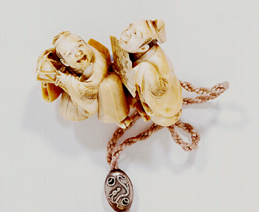 Another View: Ivory netsuke of Musicians