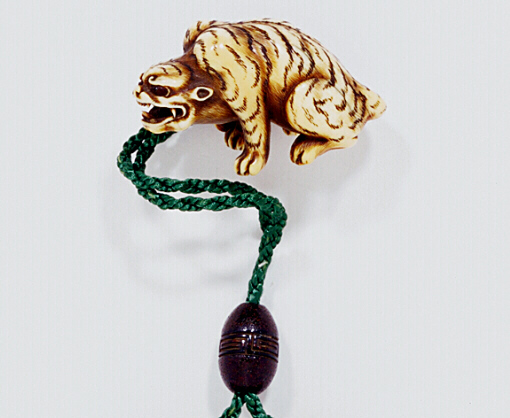 Ivory Tiger Netsuke