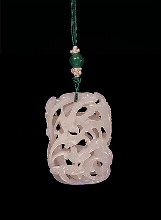 18th century white Nephrite pendant